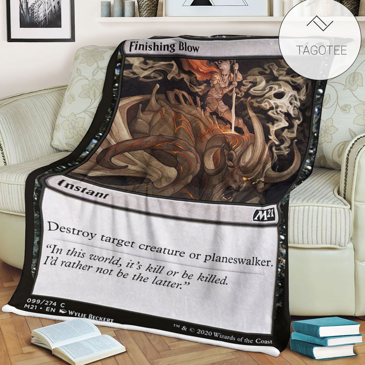 Game Mtg Magic The Gathering M21 99 Finishing Blow Fleece Blanket Tagotee Game Mtg Magic The Gathering M21 99 Finishing Blow Fleece Blanket Tagotee