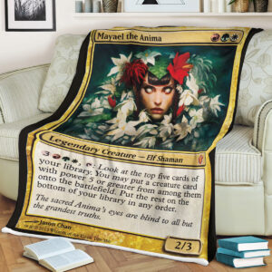 Game Mtg Magic The Gathering Mayael The Anima Soft Blanket 2
