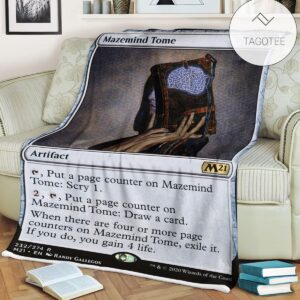 Game Mtg Magic The Gathering Mazemind Tome Blanket