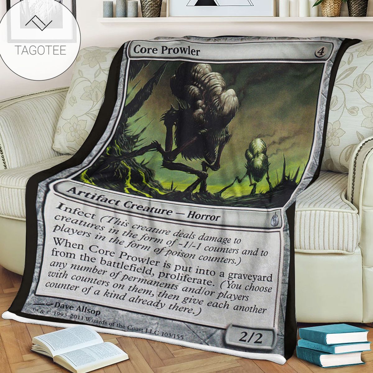 Game Mtg Magic The Gathering Mbs 103 Core Prowler Fleece Blanket Game Mtg Magic The Gathering Mbs 103 Core Prowler Fleece Blanket