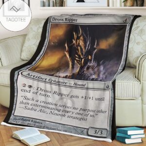 Game Mtg Magic The Gathering Mbs 106 Dross Ripper Fleece Blanket