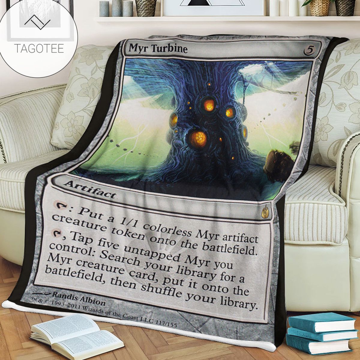 Game Mtg Magic The Gathering Mbs 117 Myr Turbine Fleece Blanket Tagotee Game Mtg Magic The Gathering Mbs 117 Myr Turbine Fleece Blanket Tagotee
