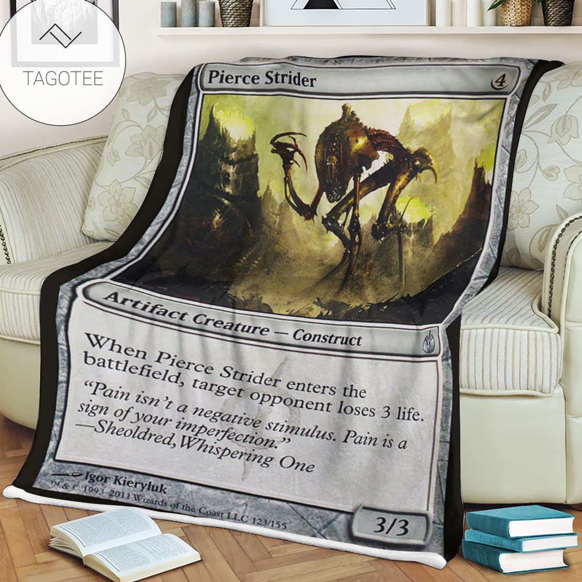 Game Mtg Magic The Gathering Mbs 123 Pierce Strider Fleece Blanket Tagotee Game Mtg Magic The Gathering Mbs 123 Pierce Strider Fleece Blanket Tagotee