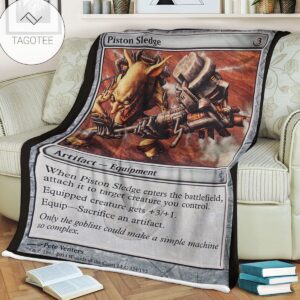 Game Mtg Magic The Gathering Mbs 124 Piston Sledge Fleece Blanket