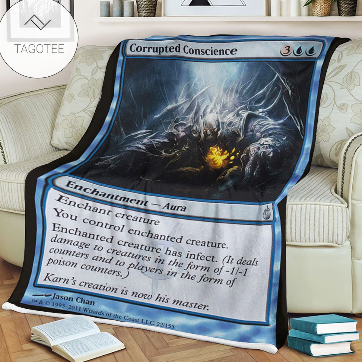 Game Mtg Magic The Gathering Mbs 22 Corrupted Conscience Fleece Blanket Tagotee Game Mtg Magic The Gathering Mbs 22 Corrupted Conscience Fleece Blanket Tagotee