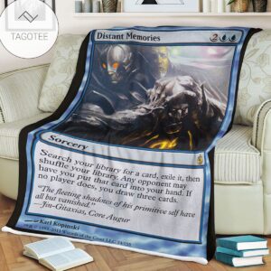 Game Mtg Magic The Gathering Mbs 24 Distant Memories Fleece Blanket