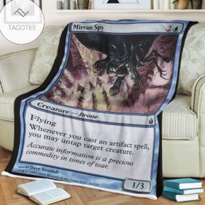 Game Mtg Magic The Gathering Mbs 26 Mirran Spy Fleece Blanket