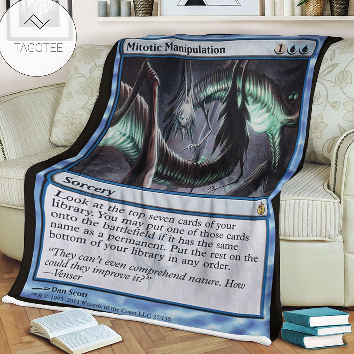 Game Mtg Magic The Gathering Mbs 27 Mitotic Manipulation Fleece Blanket Game Mtg Magic The Gathering Mbs 27 Mitotic Manipulation Fleece Blanket