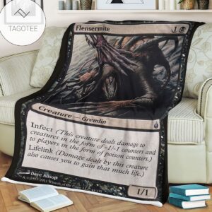 Game Mtg Magic The Gathering Mbs 41 Flensermite Fleece Blanket