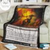 Game Mtg Magic The Gathering Mbs 42 Flesh Eater Imp Fleece Blanket