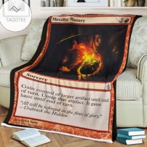 Game Mtg Magic The Gathering Mbs 71 Metallic Mastery Fleece Blanket