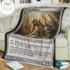 Game Mtg Magic The Gathering Mbs 98 Bladed Sentinel Fleece Blanket