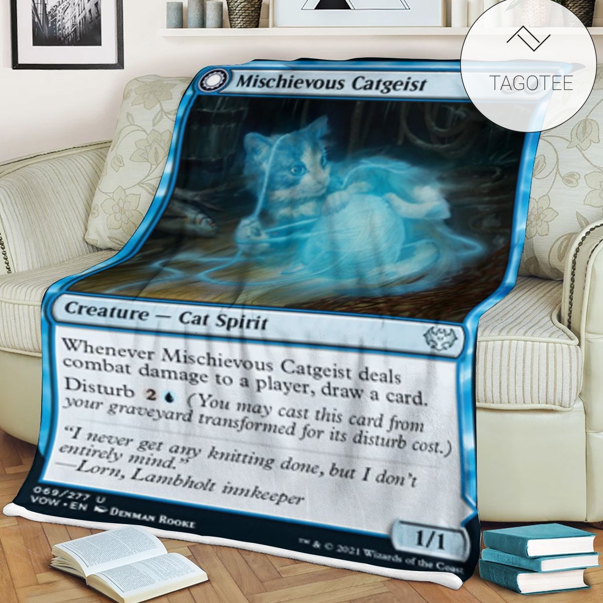 Game Mtg Magic The Gathering Mischievous Catgeist Blanket Game Mtg Magic The Gathering Mischievous Catgeist Blanket