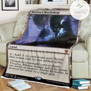 Game Mtg Magic The Gathering Mishras Workshop Blanket