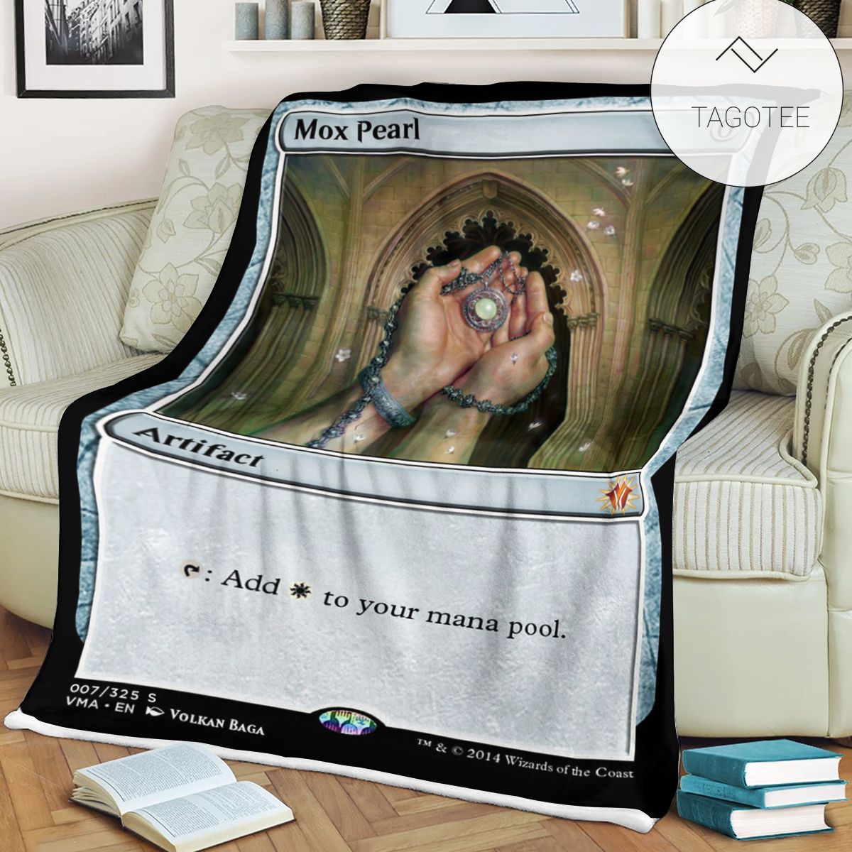 Game Mtg Magic The Gathering Mox Pearl Blanket Game Mtg Magic The Gathering Mox Pearl Blanket