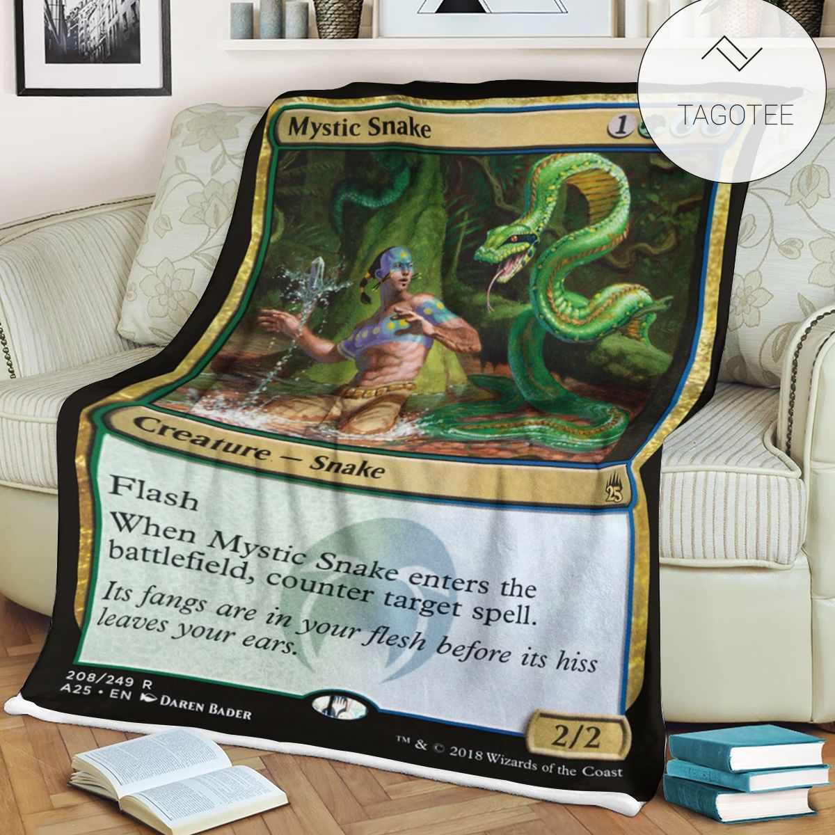 Game Mtg Magic The Gathering Mystic Snake Blanket Game Mtg Magic The Gathering Mystic Snake Blanket