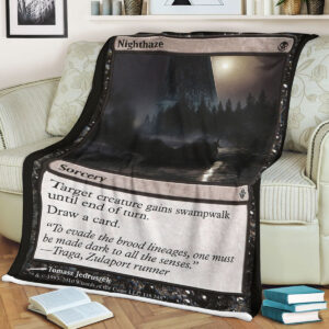 Game Mtg Magic The Gathering Nighthaze Sherpa Blanket 2