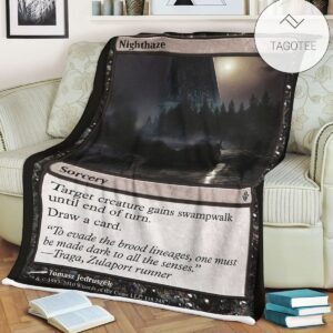 Game Mtg Magic The Gathering Nighthaze Sherpa Blanket