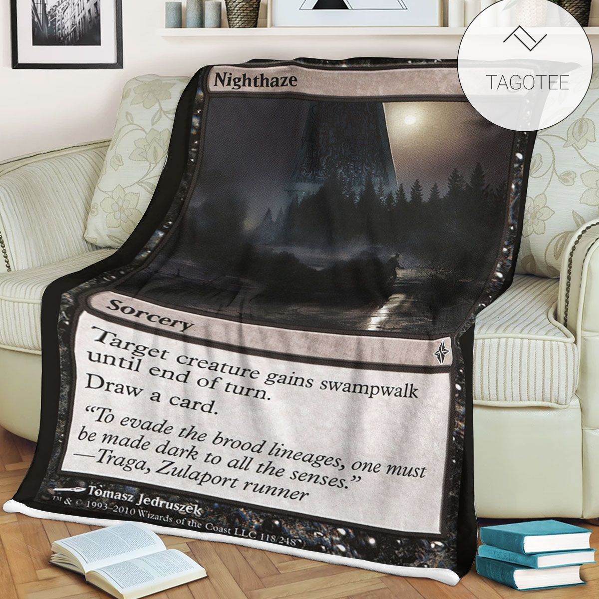 Game Mtg Magic The Gathering Nighthaze Sherpa Blanket Game Mtg Magic The Gathering Nighthaze Sherpa Blanket
