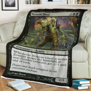 Game Mtg Magic The Gathering Noxious Ghoul Blanket 2
