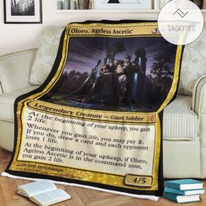 Game Mtg Magic The Gathering Oloro Ageless Ascetic Soft Blanket