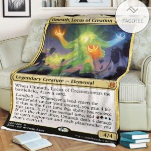 Game Mtg Magic The Gathering Omnath Locus Of Creation Blanket