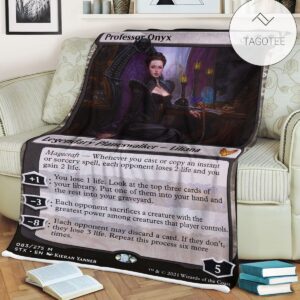 Game Mtg Magic The Gathering Professor Onyx Blanket