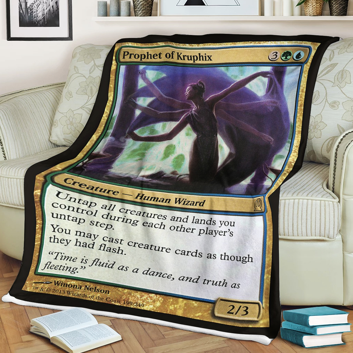 Game Mtg Magic The Gathering Prophet Of Kruphix Blanket 2 Game Mtg Magic The Gathering Prophet Of Kruphix Blanket 2