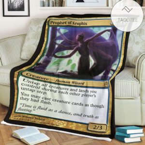 Game Mtg Magic The Gathering Prophet Of Kruphix Blanket