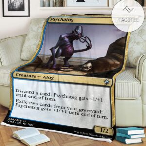 Game Mtg Magic The Gathering Psychatog Blankets Tagotee