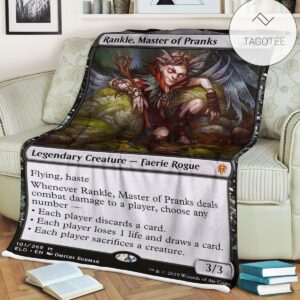 Game Mtg Magic The Gathering Rankle Master Of Pranks Blanket