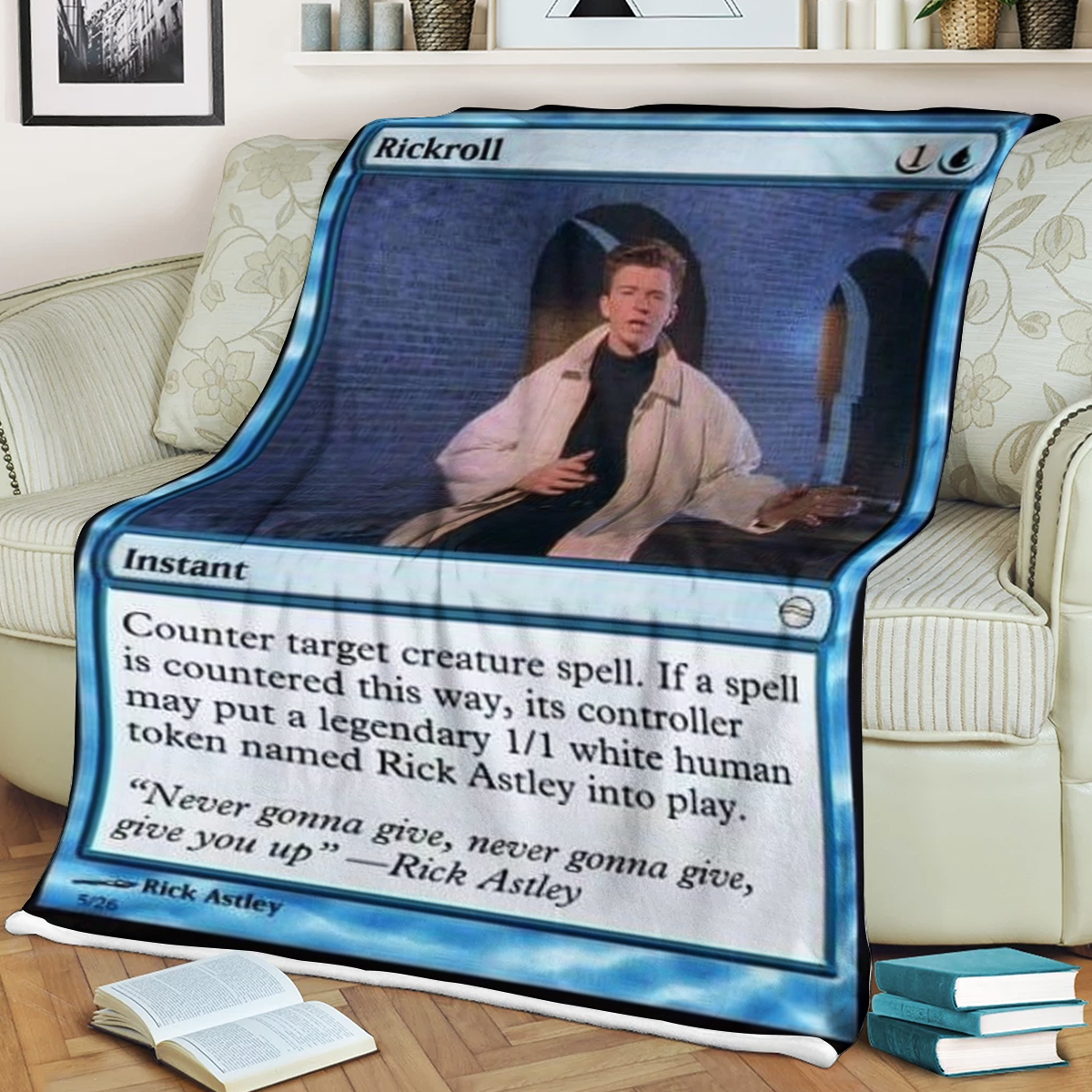 Game Mtg Magic The Gathering Rickroll Blanket 2 Game Mtg Magic The Gathering Rickroll Blanket 2