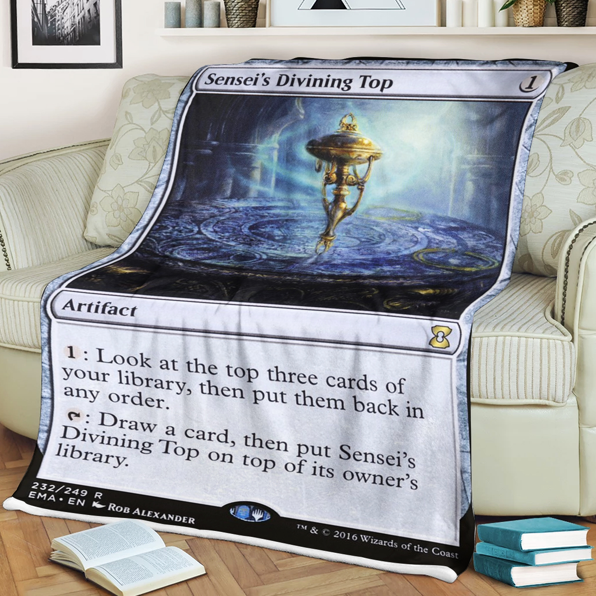 Game Mtg Magic The Gathering Senseis Divining Top Blanket Game Mtg Magic The Gathering Senseis Divining Top Blanket