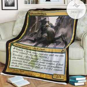 Game Mtg Magic The Gathering Shambleshark Blanket