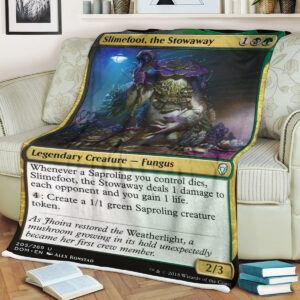 Game Mtg Magic The Gathering Slimefoot The Stowaway Blanket