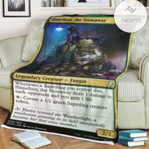 Game Mtg Magic The Gathering Slimefoot The Stowaway Blanket Tagotee