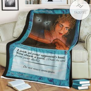 Game Mtg Magic The Gathering Sorcerous Sight Sherpa Blanket Tagotee