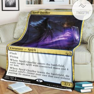Game Mtg Magic The Gathering Spell Queller Blanket Tagotee