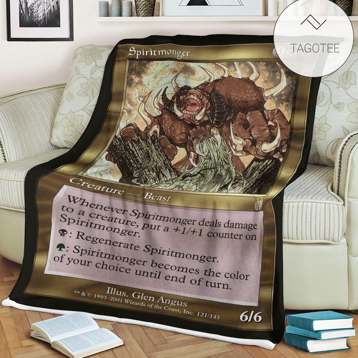 Game Mtg Magic The Gathering Spiritmonger Blanket Tagotee Game Mtg Magic The Gathering Spiritmonger Blanket Tagotee
