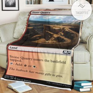 Game Mtg Magic The Gathering Stone Quarry Blanket Tagotee
