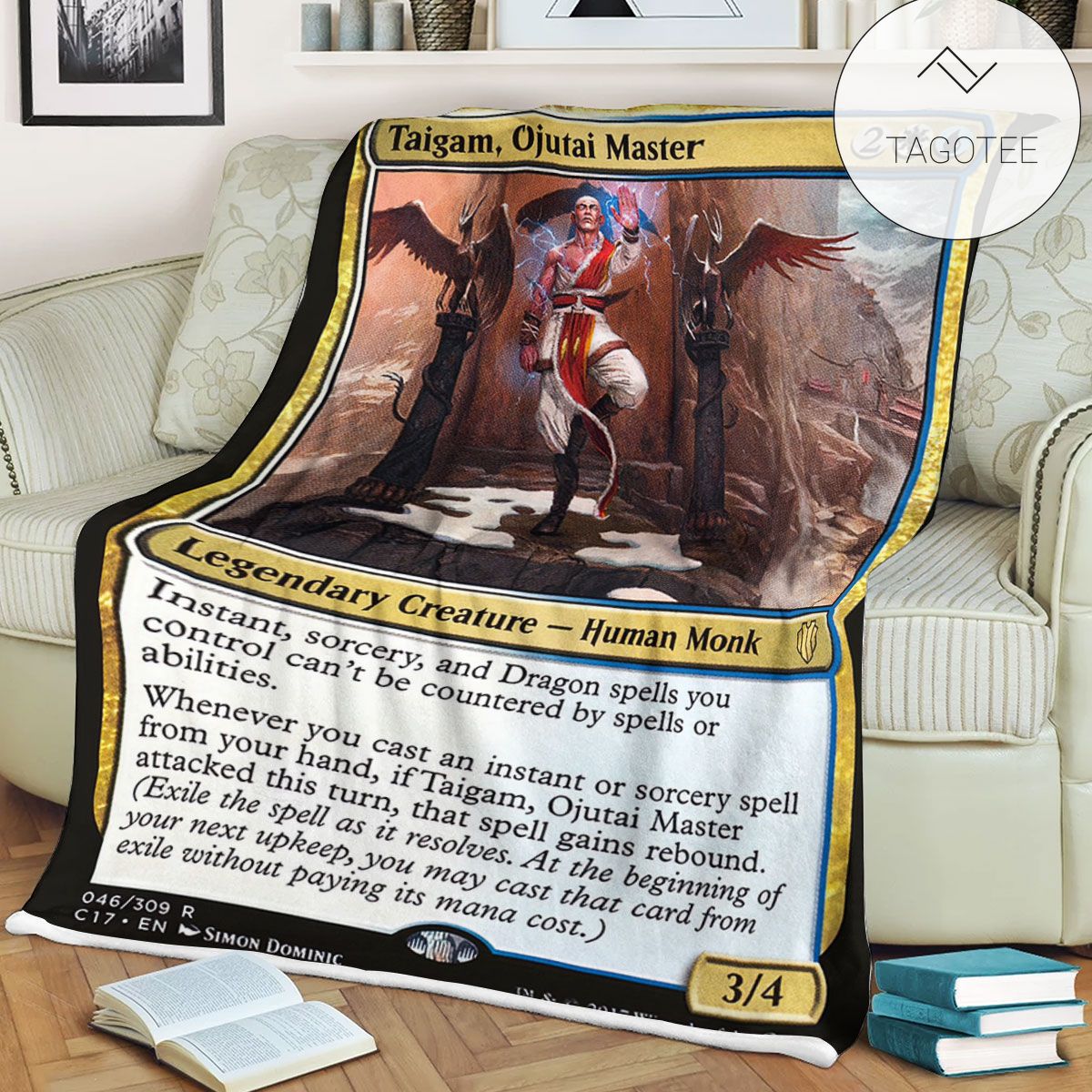 Game Mtg Magic The Gathering Taigam Ojutai Master Sherpa Blanket Game Mtg Magic The Gathering Taigam Ojutai Master Sherpa Blanket