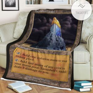 Game Mtg Magic The Gathering Tarnished Citadel Sherpa Blanket Tagotee