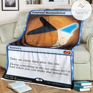 Game Mtg Magic The Gathering Temporal Manipulation Blanket Tagotee