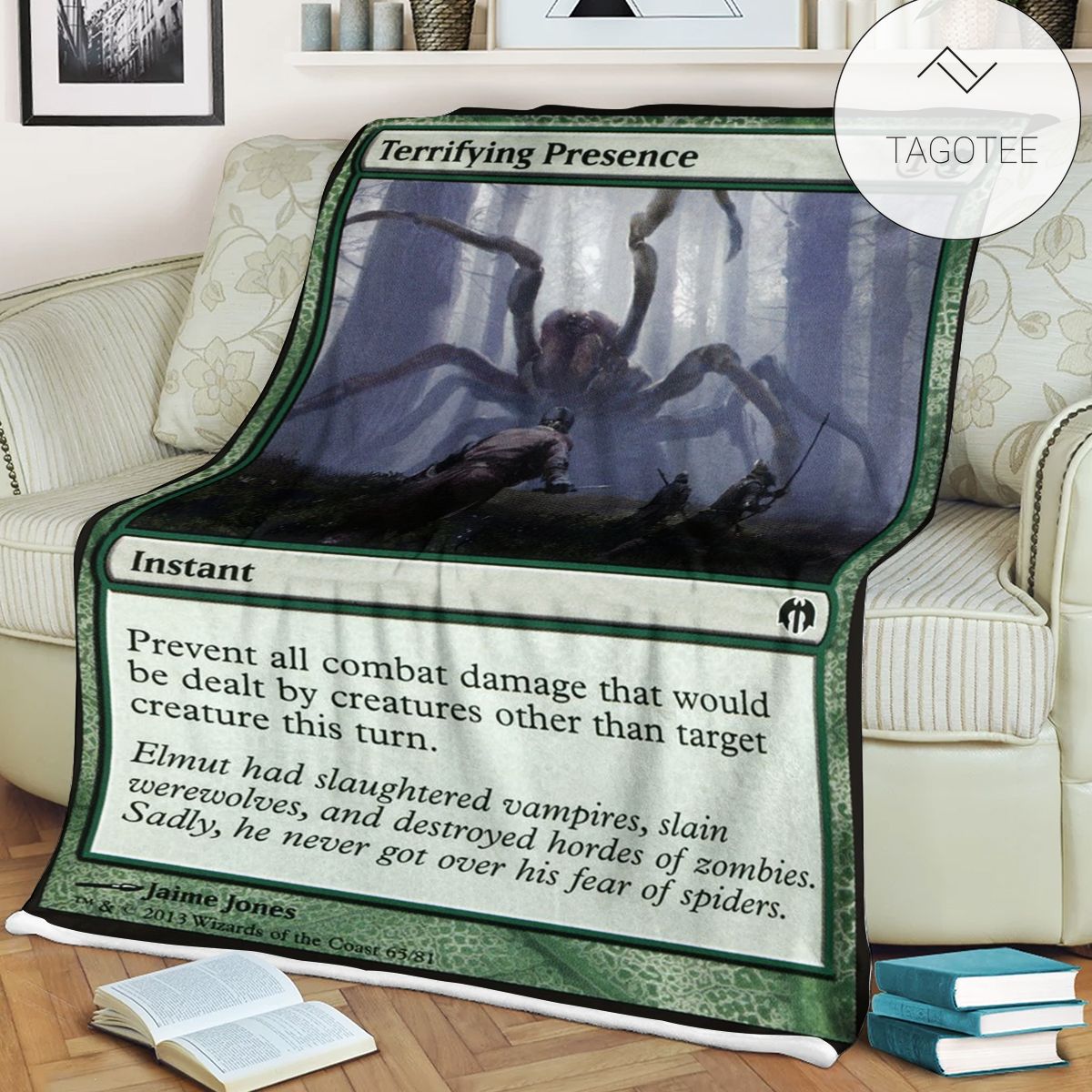 Game Mtg Magic The Gathering Terrifying Presence Blanket Game Mtg Magic The Gathering Terrifying Presence Blanket