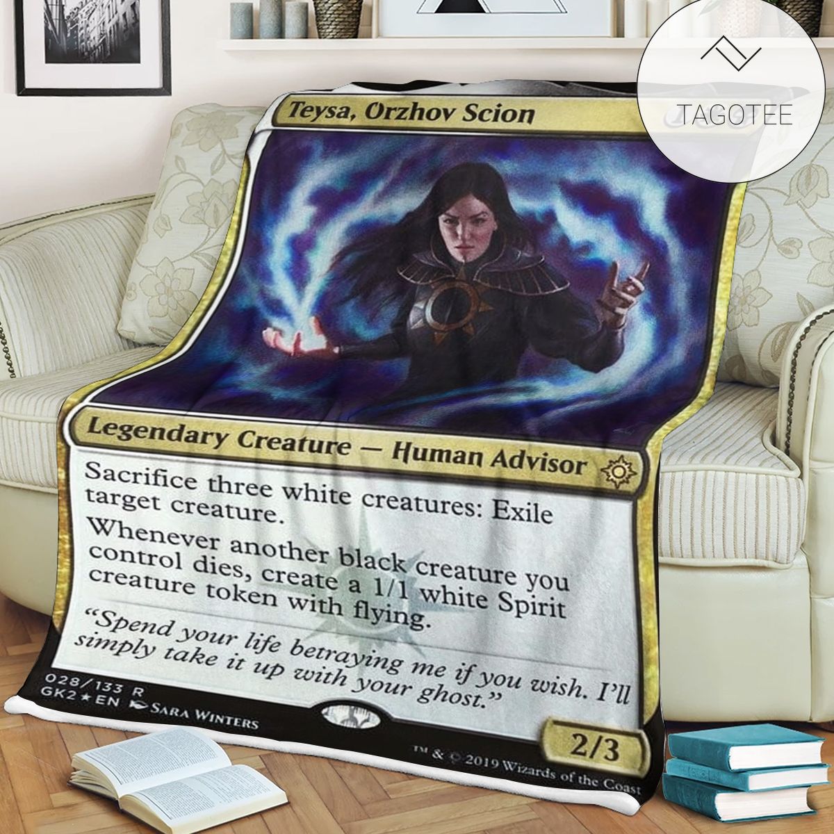 Game Mtg Magic The Gathering Teysa Orzhov Scion Blanket Game Mtg Magic The Gathering Teysa Orzhov Scion Blanket