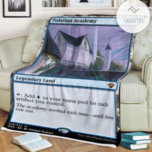 Game Mtg Magic The Gathering Tolarian Academy Sherpa Blanket