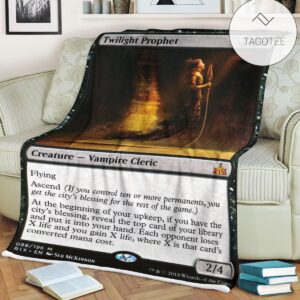 Game Mtg Magic The Gathering Twilight Prophet Blanket
