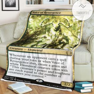 Game Mtg Magic The Gathering Voice Of Resurgence Blankets Tagotee