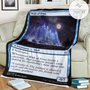 Game Mtg Magic The Gathering Wall Of Frost Blanket