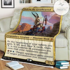 Game Mtg Magic The Gathering Zedruu The Greathearted Blanket Tagotee